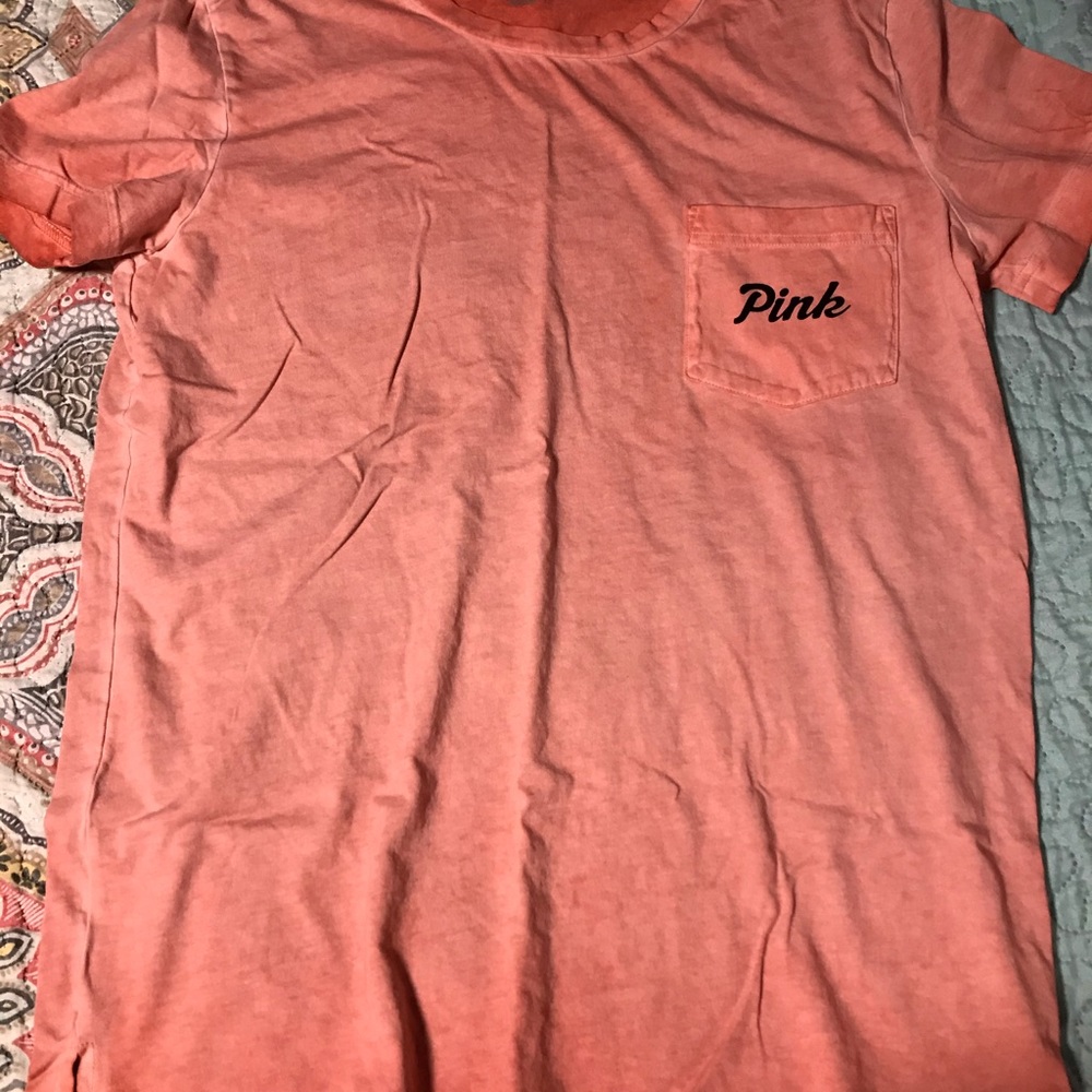 Pink VS campus short sleeve